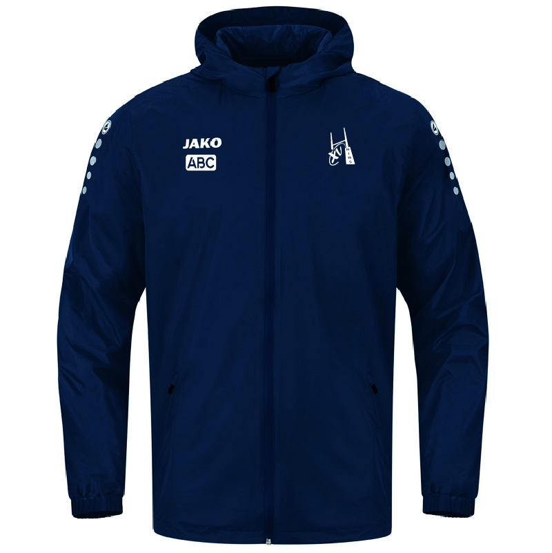 BIBS-7402-Veste-de-pluie-TEAM-2.0.jpg 7402 - BIBS - Veste de pluie TEAM 2.0 - JAKO - marine – Image 1