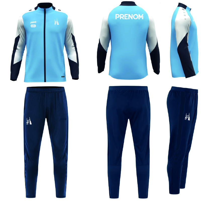 BIBS-9370-9223-Ensemble-survetement.jpg 9370/9223 - BIBS - Ensemble survêtement - JAKO - bleu et marine – Image 1