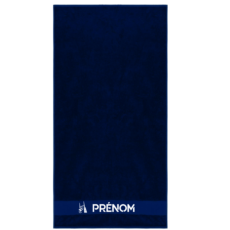 BIBS-K113-Serviette-de-bain-70X140-.jpg K113 - BIBS - Serviette de bain personnalisé - marine - 70cm x 140cm – Image 1