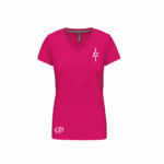 K381 - T-shirt col V manches courtes Femme 150G