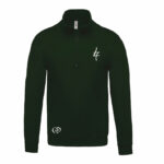 K478 - Sweat-shirt col zippé brodé – Image 5
