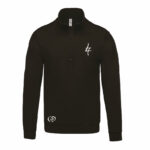K478 - Sweat-shirt col zippé brodé – Image 9