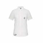 K548 - chemise manches courtes femme 110G brodé – Image 4