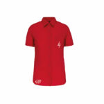 K548 - chemise manches courtes femme 110G brodé – Image 2