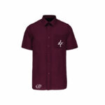 K551 - chemises manches courtes Hommes 110 G brodé – Image 8