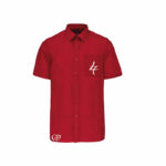 K551 - chemises manches courtes Hommes 110 G brodé – Image 4