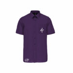 K551 - chemises manches courtes Hommes 110 G brodé – Image 3