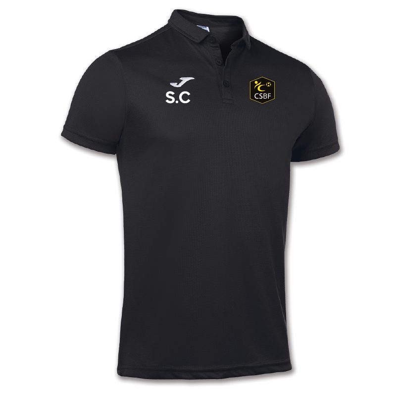 CSBF-POLO-HOBBY-NOIR.png CSBF- POLO HOBBY JOMA 100437.100 – Image 1