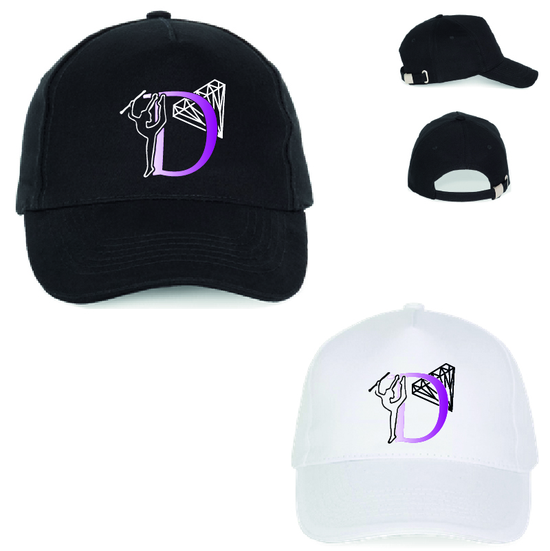 DIAMS-KP133-CASQUETTE.jpg KP133 DIAM'S - Casquette DIAM'S - noir ou blanc – Image 1