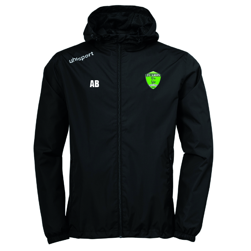 FC-LIERS-100520201-Veste-de-pluie-ESSENTIAL.jpg FC LIERS - 100520201 - Veste de pluie ESSENTIAL - UHLSPORT - noir – Image 1