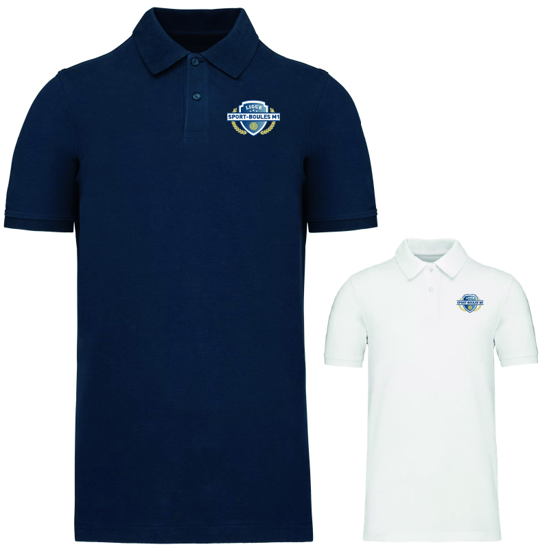 LIGUE-M1-K2025-POLO-BIO.jpg LIGUE M1 - K2025/26/29 - Polo piqué bio – Image 1
