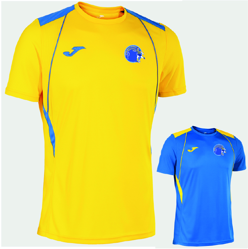 ST-SIM-FOOT-103081-Maillot-CHAMPIONSHIP-VII.jpg ST SIMEON FOOTBALL - 103081 - Maillot CHAMPIONSHIP VII - JOMA - bleu/jaune (709) OU jaune/bleu (907) – Image 1