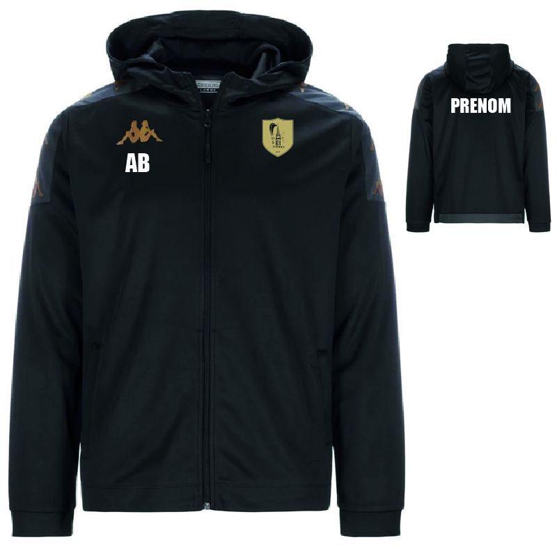 USI-311F5FW-Veste-a-capuche-GREVOLO.jpg 311F5FW - Veste à capuche GREVOLO - KAPPA - noir ou blanc – Image 1