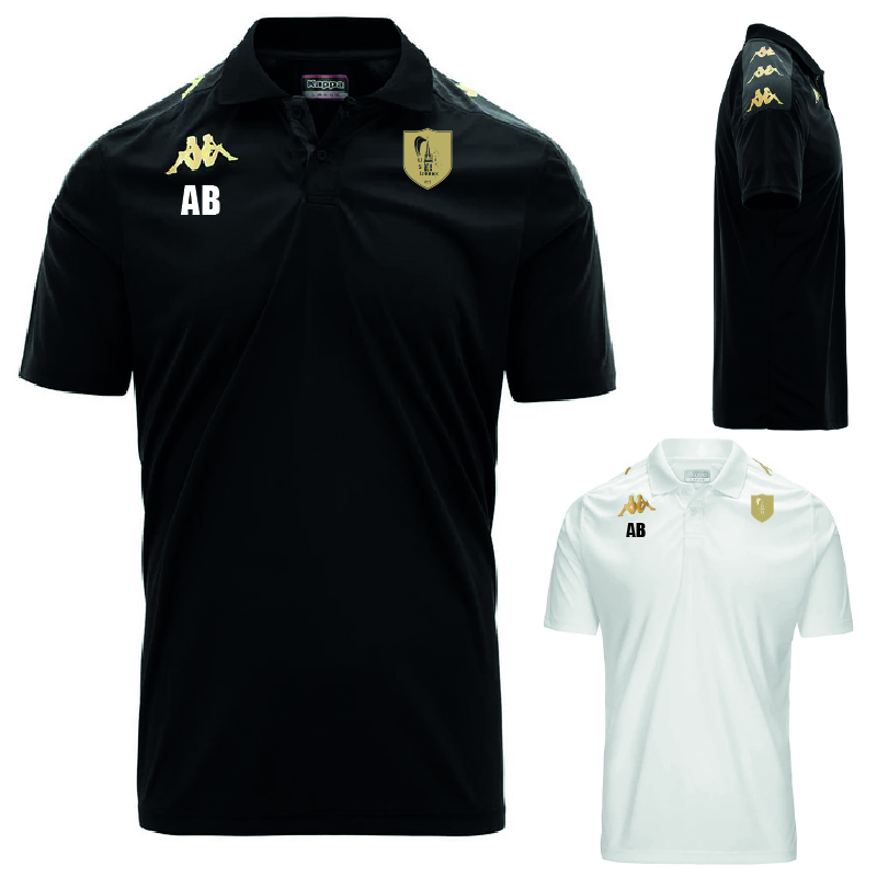 USI-341G4SW-Polo-sport-GHIOLO.jpg 341G4SW -Polo sport GHIOLO - KAPPA - noir ou blanc – Image 1