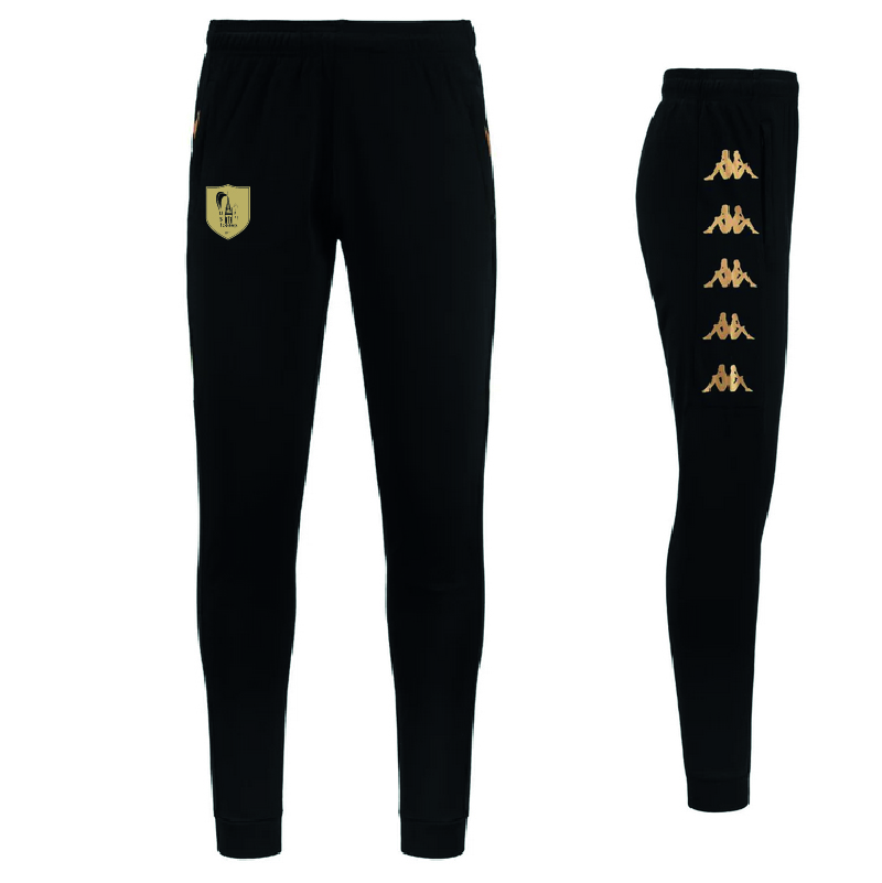 USI-381L31W-Pantalon-dentrainement-GASCHIN.jpg 381L31W - Pantalon d'entrainement GASCHIN - Polyester - KAPPA - noir – Image 1