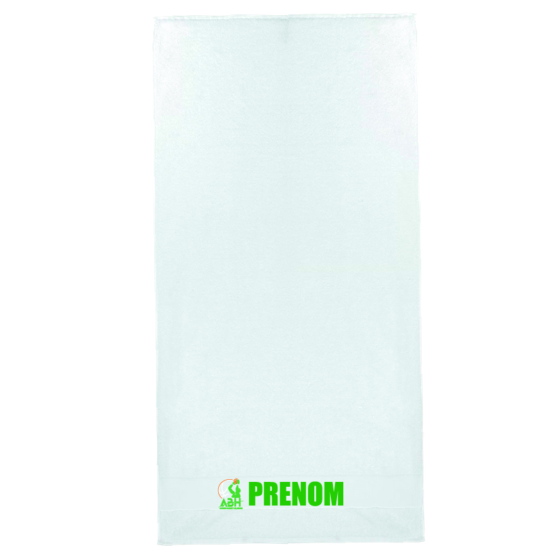 ABH - K113 - Serviette de bain K113 - ABH - Serviette de bain 70x140cm - blanc – Image 1
