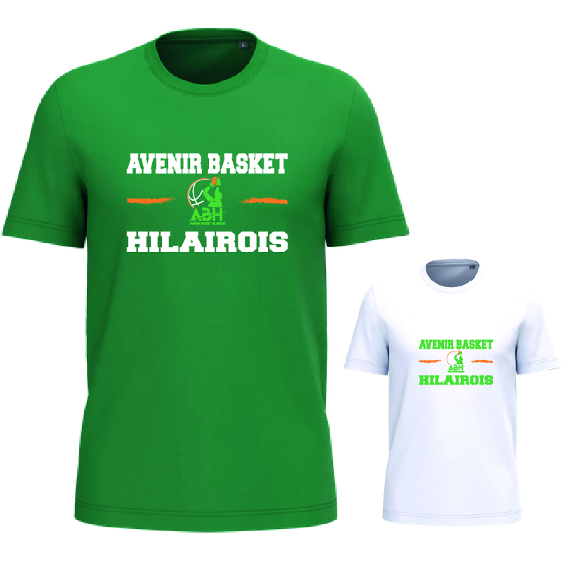 ABH - K3025IC - t-shirt SUPPORTER K3025IC - ABH - T-shirt SUPPORTER 2026 - vert ou blanc – Image 1