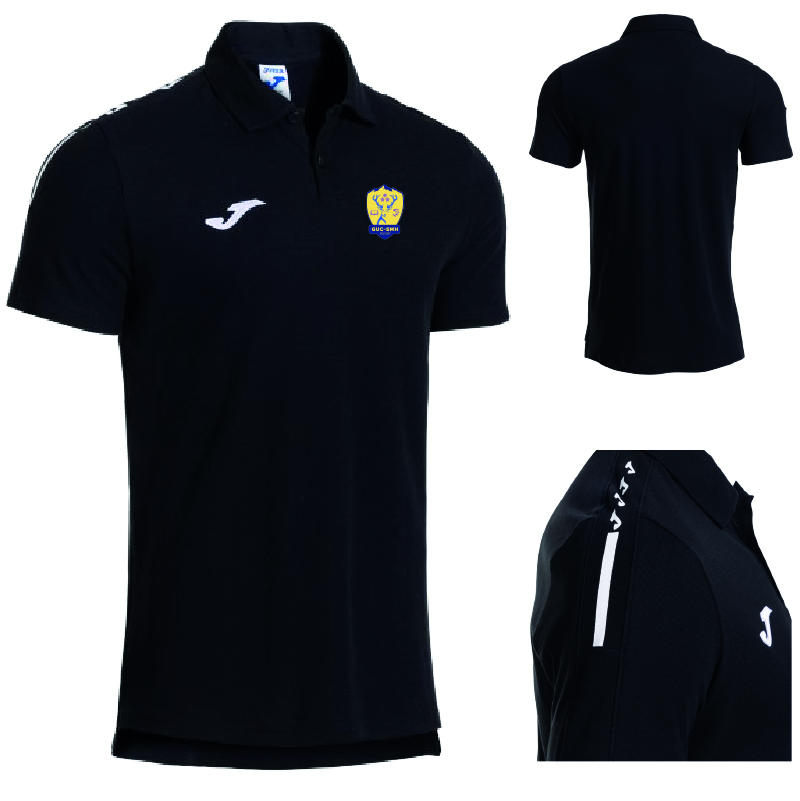 GUC RUGBY - 104358.100 - Polo OLIMPIADA GUC RUGBY - 104358.100 - Polo OLIMPIADA - JOMA - noir et blanc – Image 1