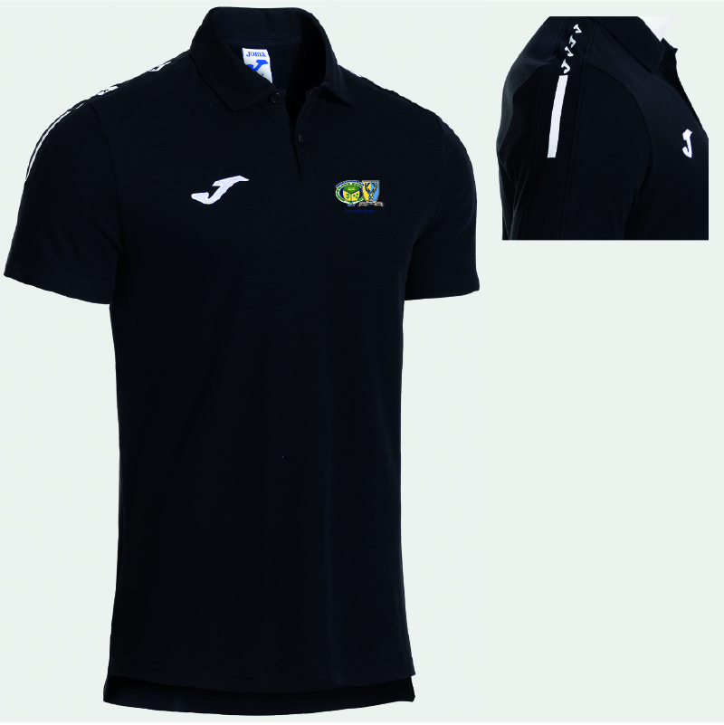 GUC RUGBY - 104358.100 - Polo OLIMPIADA GUC RUGBY - 104358.100 - Polo OLIMPIADA - JOMA - noir et blanc – Image 1