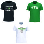 TFB -  K3025IC/ K381 - T-shirt SUPPORTER - noir, blanc ou vert