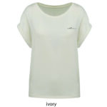 NOVA - NS309 - T-shirt écoresponsable avec manches à revers - femme -  black, ivory, white, petal rose – Image 5