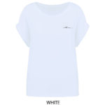 NOVA - NS309 - T-shirt écoresponsable avec manches à revers - femme -  black, ivory, white, petal rose – Image 7