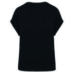 NOVA - NS309 - T-shirt écoresponsable avec manches à revers - femme -  black, ivory, white, petal rose – Image 4