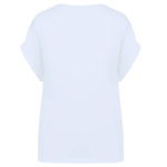 NOVA - NS309 - T-shirt écoresponsable avec manches à revers - femme -  black, ivory, white, petal rose – Image 8