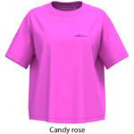 NOVA - NS313 - T-shirt écoresponsable oversize - femme - black, jade green, aquamarine,ivory,white,parma,candy rose, cherry purple