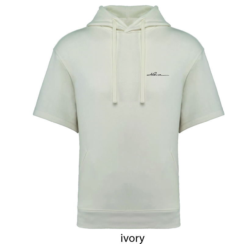 NOVA - NS406 - Sweat éco - IVORY NOVA - NS406 - Sweat-shirt écoresponsable à capuche - homme - black ou ivory – Image 1