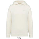 NOVA - NS408 - Sweat-shirt écoresponsable à capuche oversize - unisexe - black, aquamarine, brook green, driftwood, ivory, raw natural – Image 9