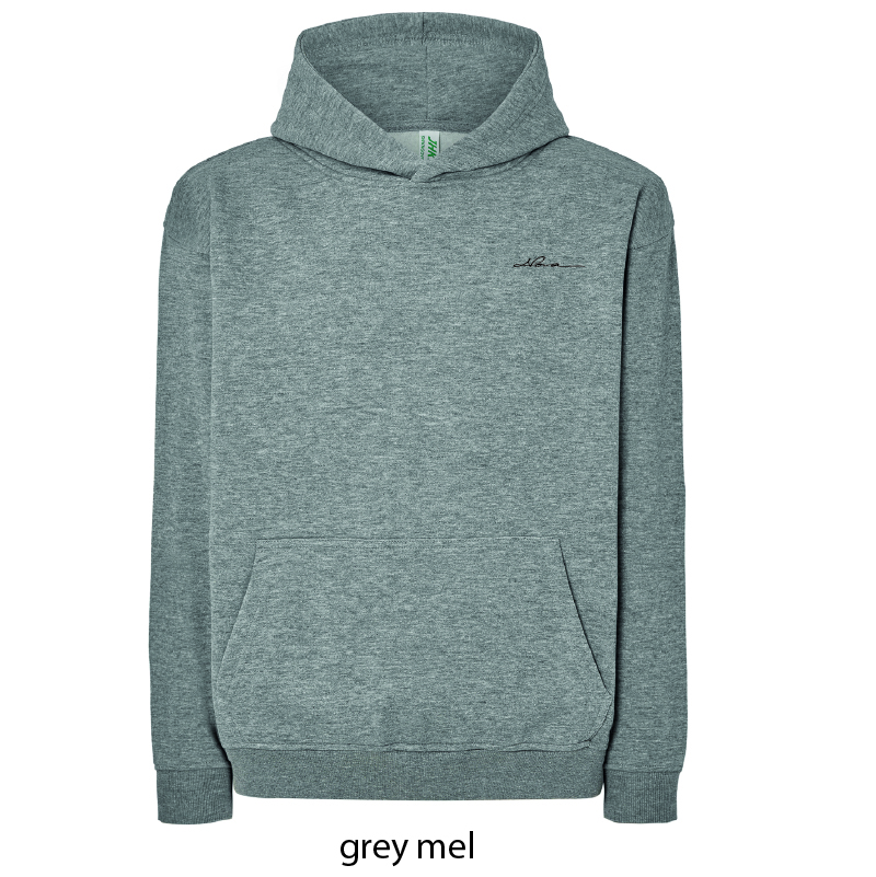 NOVA - SWKNGOVER - Sweat kangaroo oversize - GREY MEL NOVA - SWKNGOVER - Sweat Kangaroo Oversize - unisex - black, navy, grey mel – Image 1