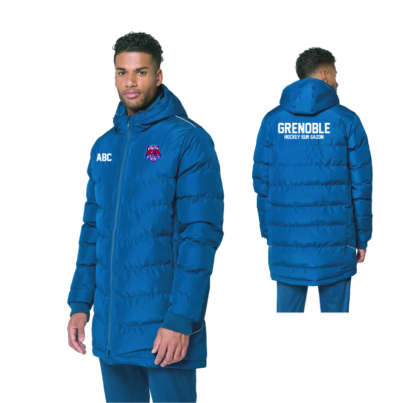 HOCKEY GRENOBLE - PA223 - Parka coach HOCKEY GAZON - PA223 - Parka coach - marine – Image 1