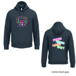 O CŒUR DES EMOTIONS - IB402 - Sweat à capuche unisexe - noir, blanc, ash heather, dark grey, forest green, navy, orange, oxford grey, rouge, bleu royal – Image 5