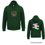 O CŒUR DES EMOTIONS - IB402 - Sweat à capuche unisexe - noir, blanc, ash heather, dark grey, forest green, navy, orange, oxford grey, rouge, bleu royal – Image 6