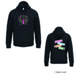 O CŒUR DES EMOTIONS - IB402 - Sweat à capuche unisexe - noir, blanc, ash heather, dark grey, forest green, navy, orange, oxford grey, rouge, bleu royal – Image 8