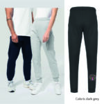 O  CŒUR DES EMOTIONS - K7021 - Pantalon molleton unisexe - noir, navy, oxford grey, dark grey – Image 2