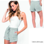 O  CŒUR DES EMOTIONS - K799 - Short éco molleton - noir, navy, oxford grey