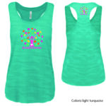 O CŒUR DES EMOTIONS - PA4009 - Débardeur PROACT - noir, blanc, fluo pink, ice mint, light turquoise – Image 4