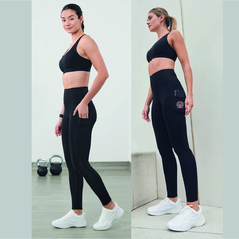 O COEUR DES EMOTIONS - TL370 - Legging femme - NOIR O CŒUR DES EMOTIONS - TL370 - Legging - noir – Image 1
