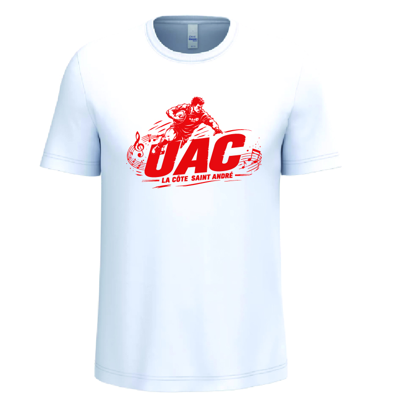UAC RUGBY - IB310 - T-shirt SUPPORTER UAC RUGBY - IB310 - T-shirt SUPPORTER - blanc – Image 1