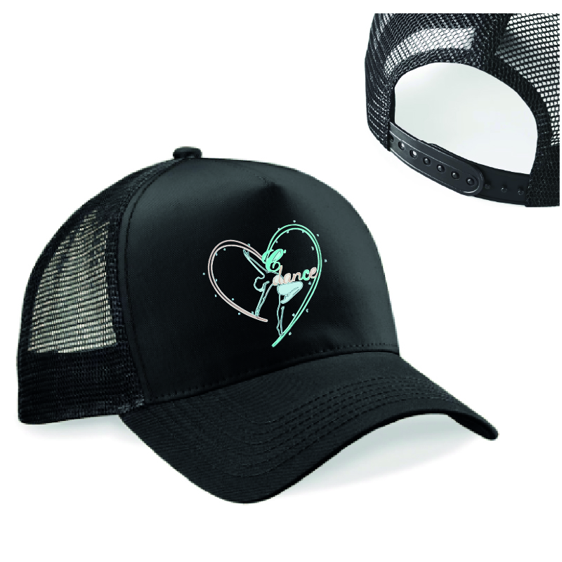 C'DANCE - B640 - casquette américaine C'DANCE - B640 - Casquette américaine noire – Image 1