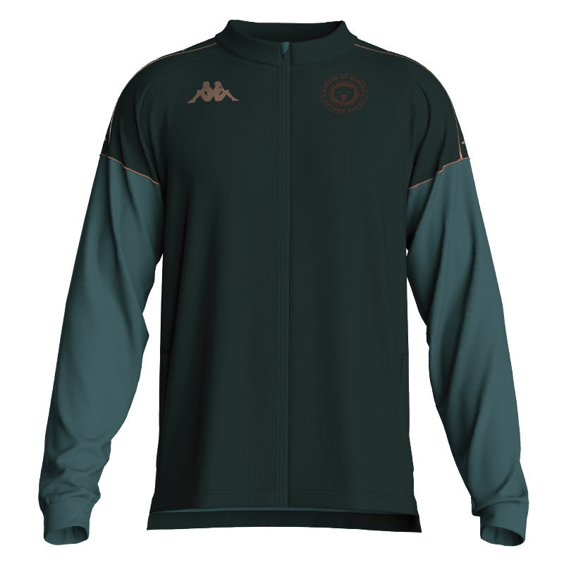 BIEVRE RUGBY - Veste MULLIO BIEVRE RUGBY - Veste MULLIO - KAPPA - noir et gris – Image 1