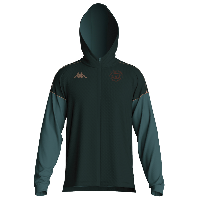 BIEVRE RUGBY - Veste capuche MEVOLO BIEVRE RUGBY - Veste capuche MEVOLO - KAPPA - noir et gris – Image 1