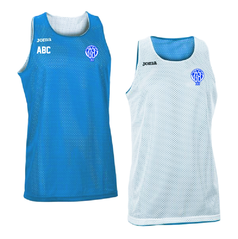 GB38 - 100050 - Chasuble réversible ARO - JOMA GB38 - 100050 - Chasuble réversible ARO - JOMA - blanc et bleu royal – Image 1