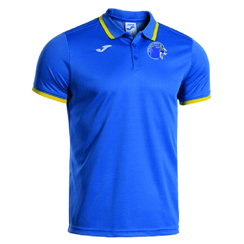 ST SIM FOOT - 104493 - Polo technique COMBI ST SIMEON FOOTBALL - 104493 - Polo technique COMBI PREMIUM - bleu royal/jaune – Image 1